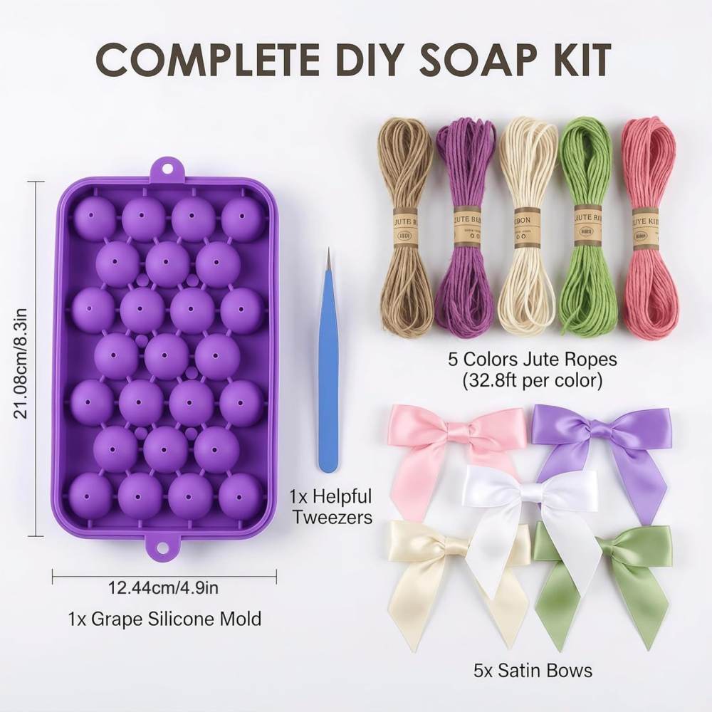 Üzüm Meyvesi Şeklinde Sabun Ka - Candle Making Kits incelemesi ve fiyatı